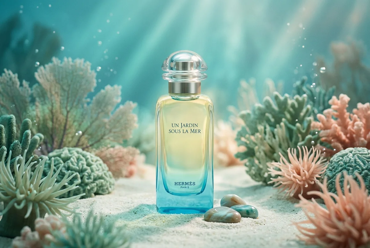 Hermès Un Jardin Sous La Mer — подводный сад, в котором море стало тихим