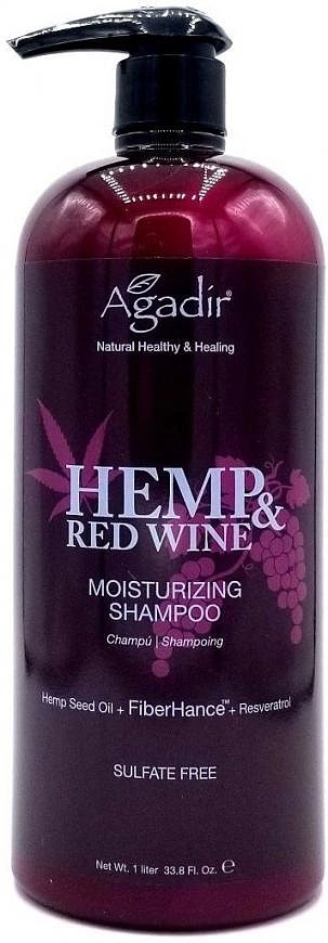Agadir Hemp & Red Wine Moisturizing Shampoo — фото 2