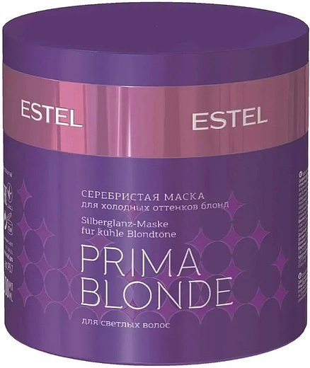 Estel — Estel Otium Prima Blonde Mask Serebristaya Maska Dlya Kholodnykh Ottenkov Blond