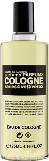 Comme des Garcons — Comme des Garcons Series 4: Cologne Vettiveru 2