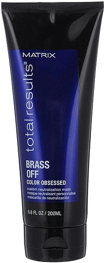 Matrix — Matrix Total Results Brass Off Color Obsessed Mask Maska Dlya Kholodnykh Ottenkov Svetlykh Volos