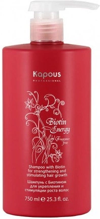 Kapous Professional Biotin Energy Shampoo — фото 3