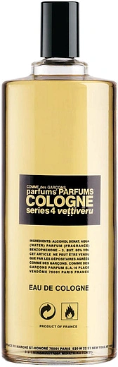 Comme des Garcons — Comme des Garcons Series 4: Cologne Vettiveru