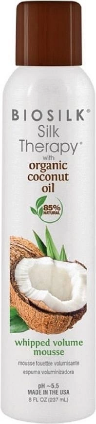 Biosilk Silk Therapy Organic Coconut Whipped Volume Mousse — фото 2