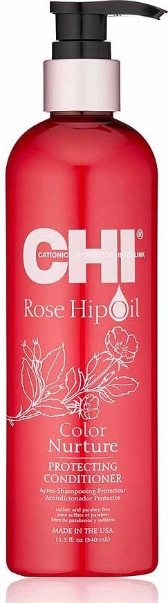 CHI Rose Hip Oil Color Nurture Protecting Conditioner — фото 2