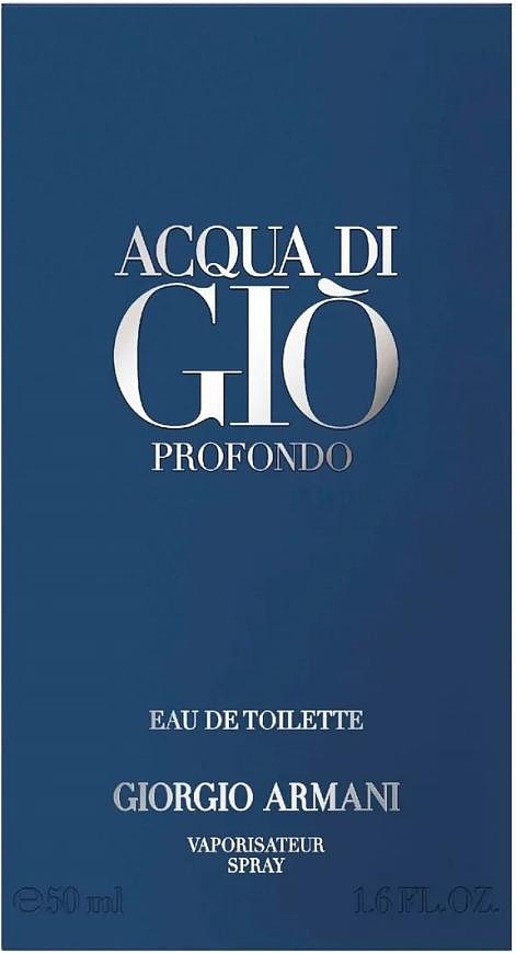 Giorgio Armani Acqua Di Gio Profondo Eau De Toilette — фото 4