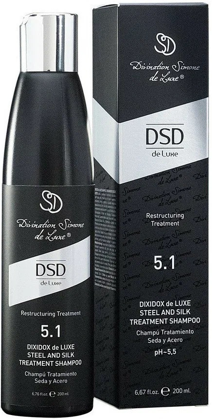DSD de Luxe 5.1 Dixidox De Luxe Steel And Silk Treatment Shampoo — фото 3
