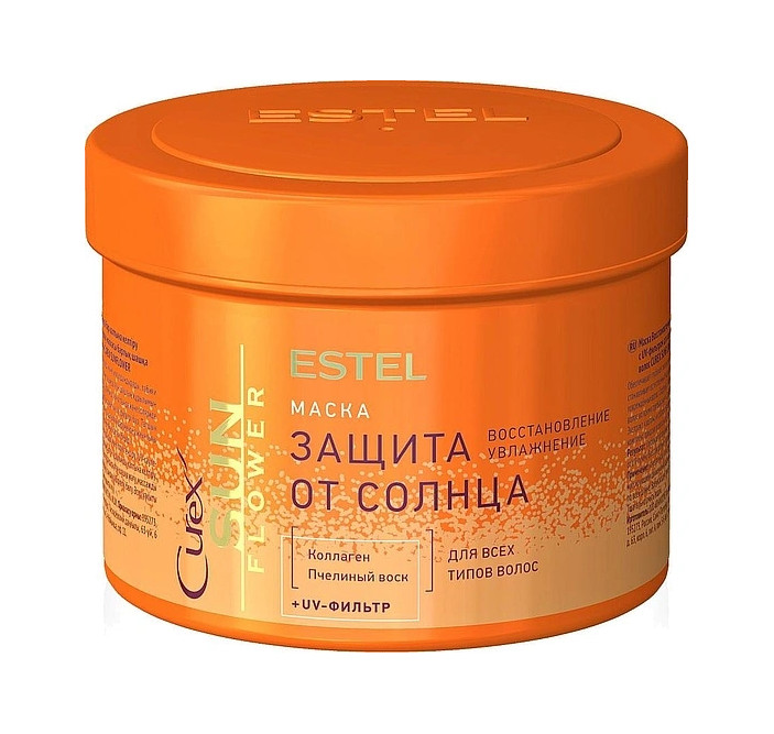 Estel — Estel Curex Sunflower Mask Maska Dlya Volos S Uv Filtrom Zashchita Ot Solntsa