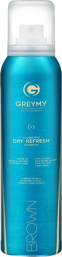Greymy Volumizing Dry Refresh Shampoo - Brown — фото 2