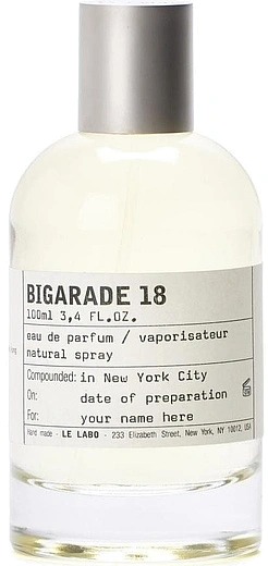 Le Labo — Le Labo Bigarade 18 Hong Kong