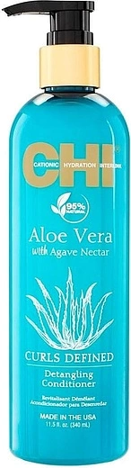 CHI — CHI Aloe Vera With Agave Nectar Curls Defined Detangling Conditioner