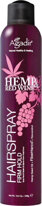 Agadir Hemp & Red Wine Firm Hold Hair Spray — фото 2