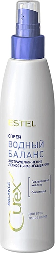 Estel — Estel Curex Aqua Balance Spray Sprey Dlya Vsekh Tipov Volos Vodnyy Balans