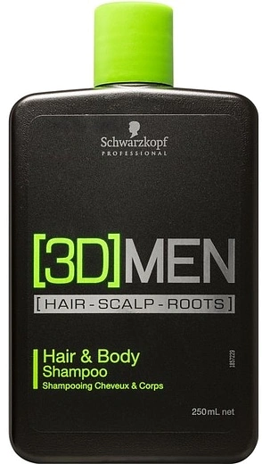 Schwarzkopf Professional — Schwarzkopf Professional 3D Men Hair and Body Shampoo