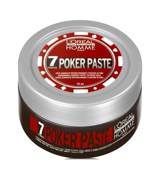 L Oreal Professionnel — L Oreal Professionnel Homme Poker Paste Modeliruyushchaya Pasta Dlya Ukladki Neposlushnykh I Zhestkikh Volos