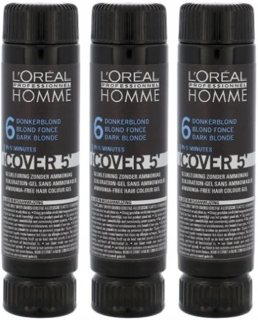 L Oreal Professionnel — L Oreal Professionnel Homme Cover 5 6 Gel Dlya Tonirovaniya Sediny Temnyy Blondin
