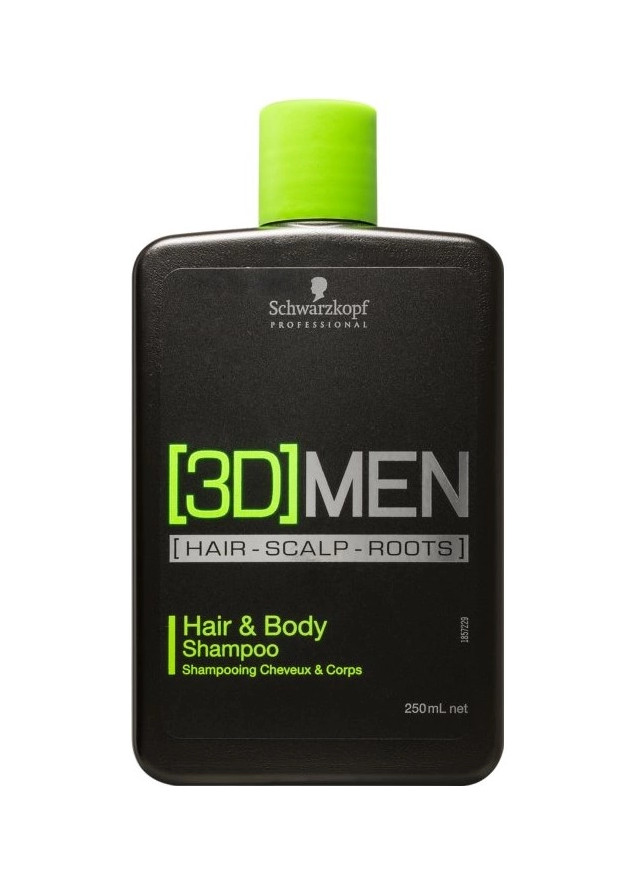 Schwarzkopf Professional — Schwarzkopf Professional 3D Men Hair and Body Shampoo