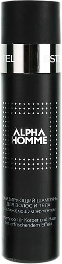 Estel — Estel Alpha Homme Shampoo Toniziruyushchiy Shampun S Okhlazhdayushchim Effektom