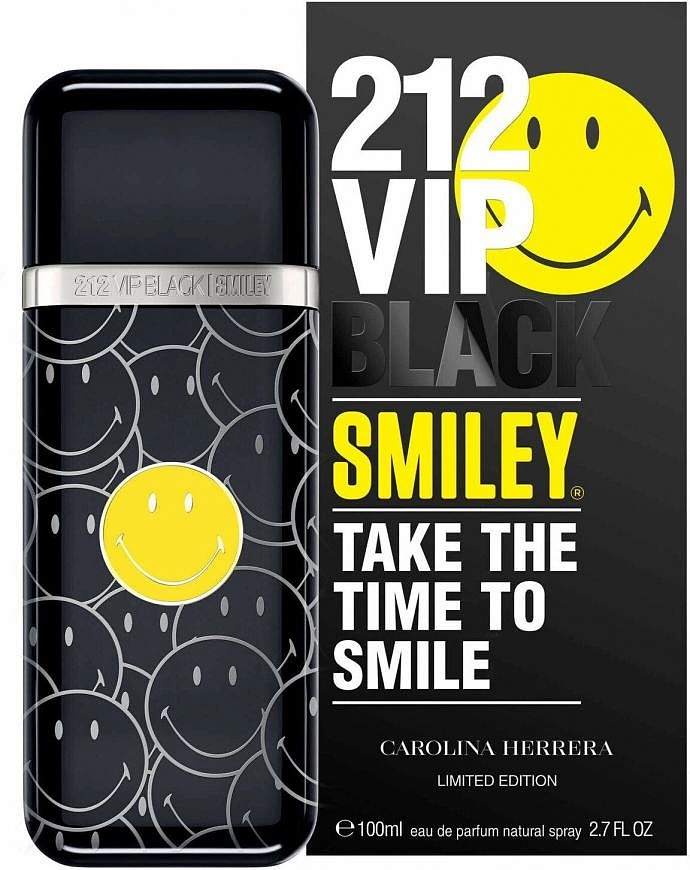 Carolina Herrera 212 Vip Black Smiley — фото 4