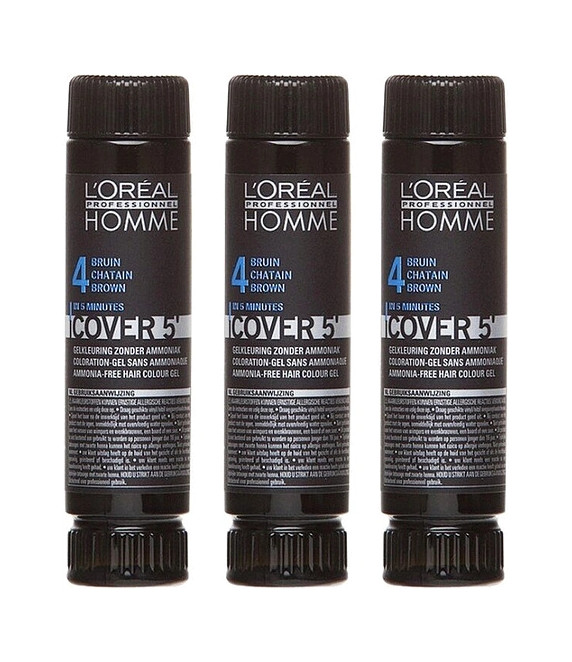 L Oreal Professionnel — L Oreal Professionnel Homme Cover 5 4 Gel Dlya Tonirovaniya Sediny Shaten