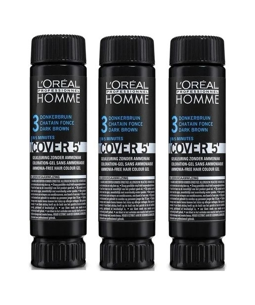 L Oreal Professionnel — L Oreal Professionnel Homme Cover 5 3 Gel Dlya Tonirovaniya Sediny Temnyy Shaten