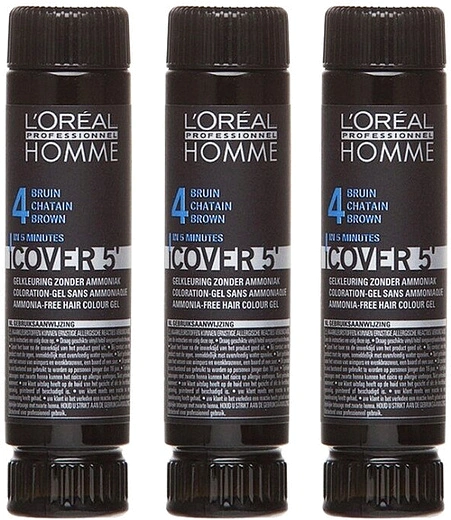 L Oreal Professionnel — L Oreal Professionnel Homme Cover 5 4 Gel Dlya Tonirovaniya Sediny Shaten