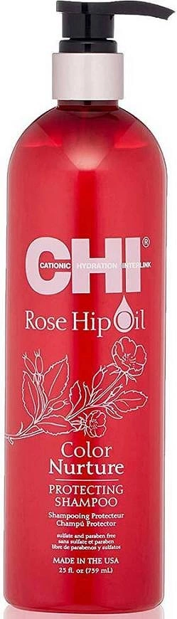 CHI Rose Hip Oil Color Nurture Protecting Shampoo — фото 3