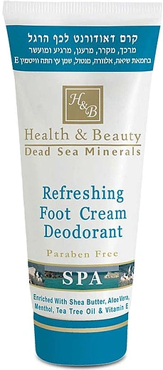Health & Beauty — Health & Beauty Refreshing Foot Cream Deodorant