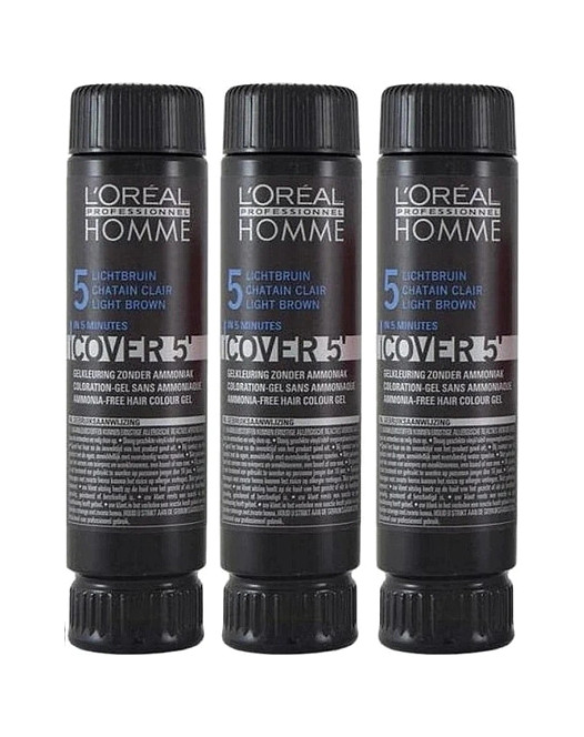 L Oreal Professionnel — L Oreal Professionnel Homme Cover 5 5 Gel Dlya Tonirovaniya Sediny Svetlyy Shaten