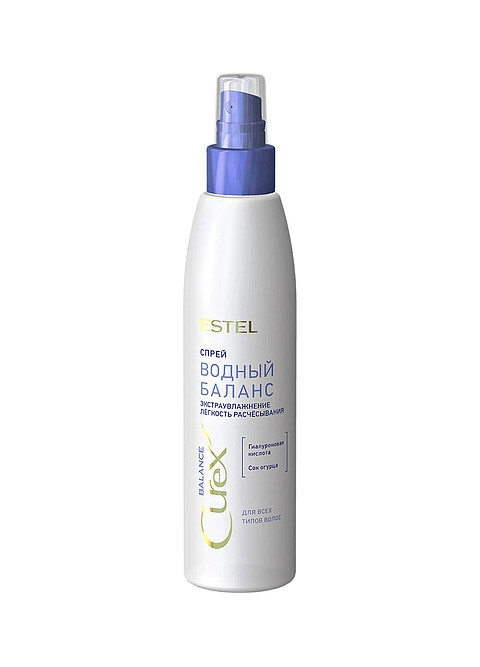 Estel — Estel Curex Aqua Balance Spray Sprey Dlya Vsekh Tipov Volos Vodnyy Balans