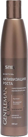 Estel — Estel Gentleman Curex For Hair Growth Shampoo Shampun Dlya Muzhchin Aktiviziruyushchiy Rost Volos