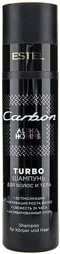 Estel — Estel Alpha Homme Carbon Turbo Shampoo Shampun Dlya Volos I Tela