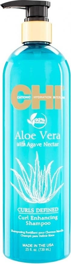 CHI Aloe Vera With Agave Nectar Curls Defined Curl Enhancing Shampoo — фото 3