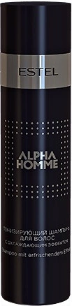 Estel — Estel Alpha Homme Toning Shampoo Shampun Toniziruyushchiy S Okhlazhdayushchim Effektom