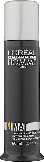 L Oreal Professionnel — L Oreal Professionnel Homme Mat 4 Matiruyushchaya Krem Pasta Dlya Ukladki Volos Krem Dlya Volos 80 Ml