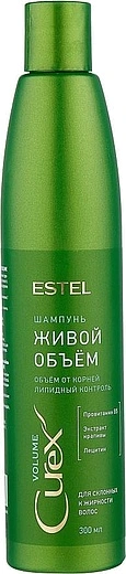 Estel — Estel Curex Volume Shampoo Shampun Dlya Volos Sklonnykh K Zhirnosti