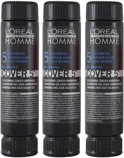 L Oreal Professionnel — L Oreal Professionnel Homme Cover 5 5 Gel Dlya Tonirovaniya Sediny Svetlyy Shaten