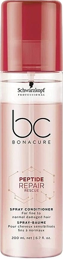 Schwarzkopf Professional — Schwarzkopf Professional BC Peptide Repair Rescue Spray Conditioner