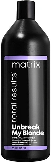 Matrix — Matrix Total Results Unbreak My Blonde Conditioner Konditsioner Dlya Ukrepleniya Blonda S Limonnoy Kislotoy