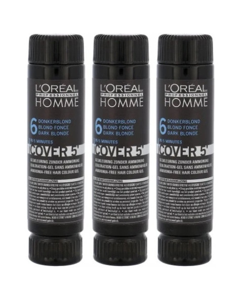 L Oreal Professionnel — L Oreal Professionnel Homme Cover 5 6 Gel Dlya Tonirovaniya Sediny Temnyy Blondin