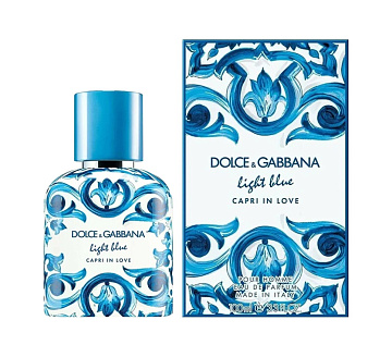 Dolce & Gabbana Light Blue Pour Homme Capri In Love