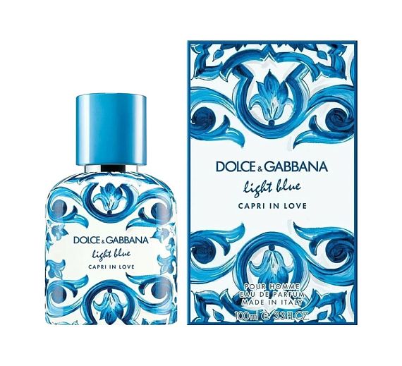Dolce & Gabbana — Dolce & Gabbana Light Blue Pour Homme Capri In Love