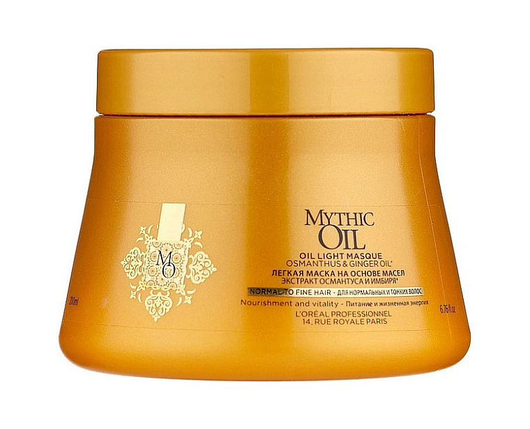 L Oreal Professionnel — L Oreal Professionnel Mythic Oil Light Masque Maska Dlya Normalnykh I Tonkikh Volos