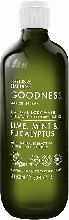 Baylis Harding — Baylis & Harding Goodness Awaken Lime, Mint & Eucalyptus Body Wash