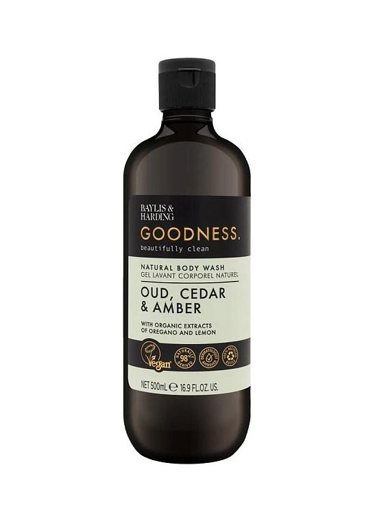 Baylis Harding — Baylis & Harding Goodness Oud, Cedar & Amber Body Wash