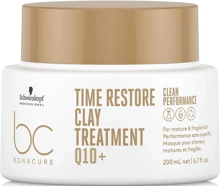 Schwarzkopf Professional Q10 Time Restore Bonacure Clean Performance Mask — фото 2