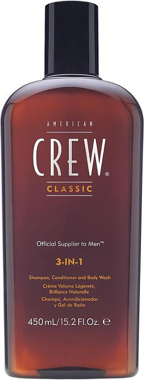 American Crew — American Crew Classic 3-in-1 Shampoo, Conditioner and Body Wash