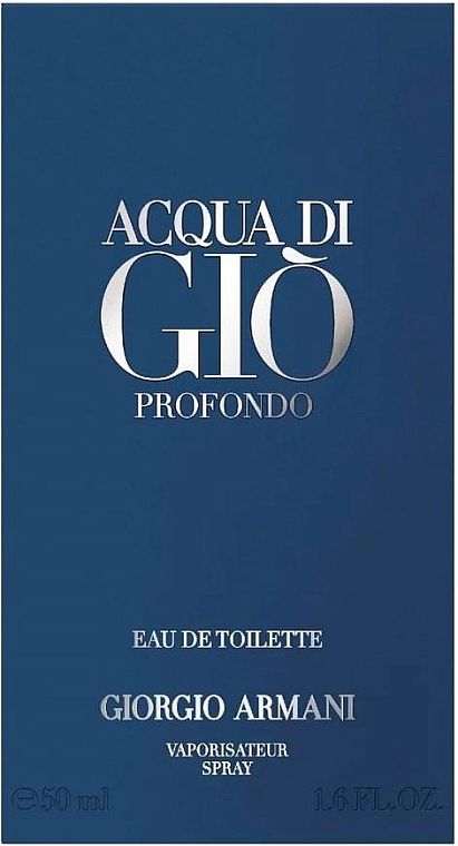 Giorgio Armani — Giorgio Armani Acqua Di Gio Profondo Eau De Toilette — фото 4