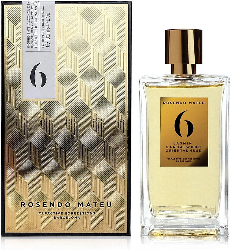 Rosendo Mateu 6 Jasmin, Sandalwood, Oriental Musk — фото 3
