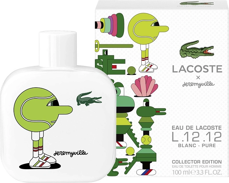Lacoste Eau De Lacoste L.12.12 Blanc Pure Pour Homme X Jeremyville — фото 3